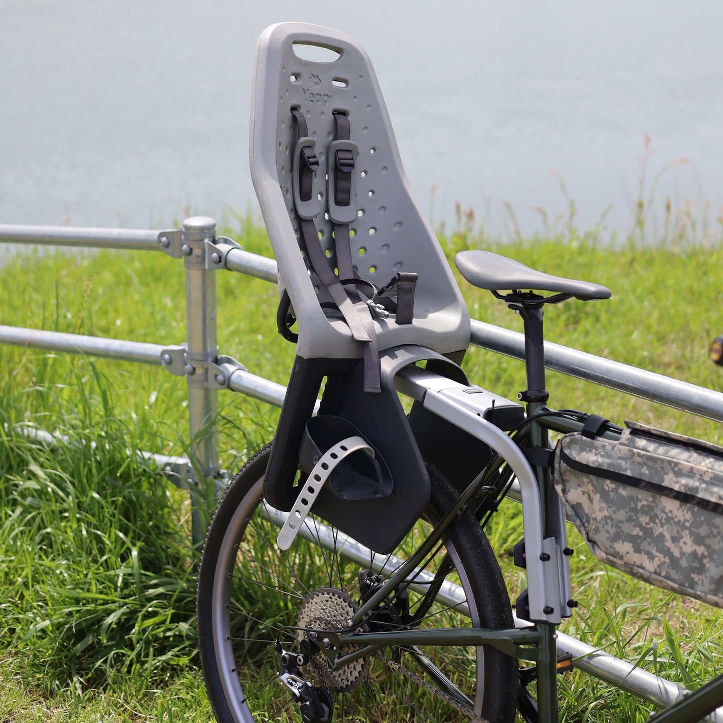 【私物中古】narifuri CF01 Ver 2 ClearOlive フレーム/フォークのみ