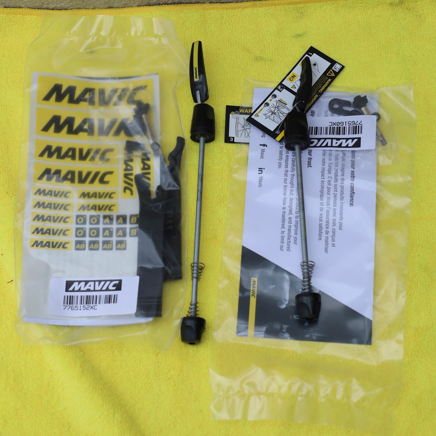 MAVIC KSYRIUM SL HERITAGE リムブレーキ 前後セット｜新品・未使用｜軽量アルミホイール ID360 UST対応