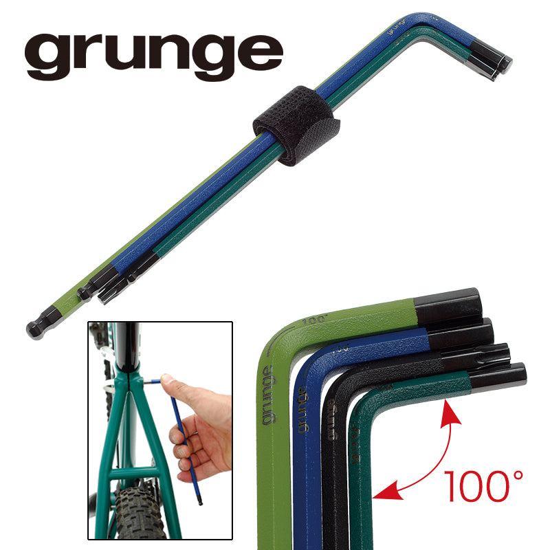 グランジ 100度 ヘックスレンチ grunge 自転車用 工具 ele1247
