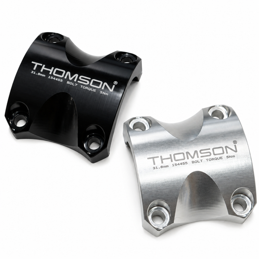 THOMSON トムソン MTB ステム ハンドルバークランプ 31.8mm ブラック/シルバー SMH007BK SMH007SL 自転車 ステム用 補修パーツ 交換部品
