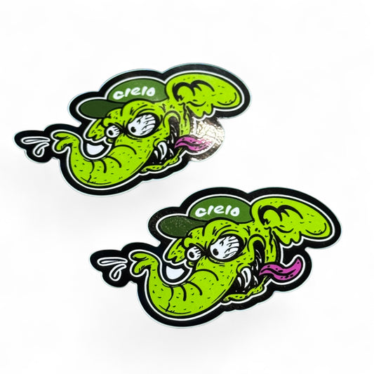 ワル象 ステッカー 小 2枚セット