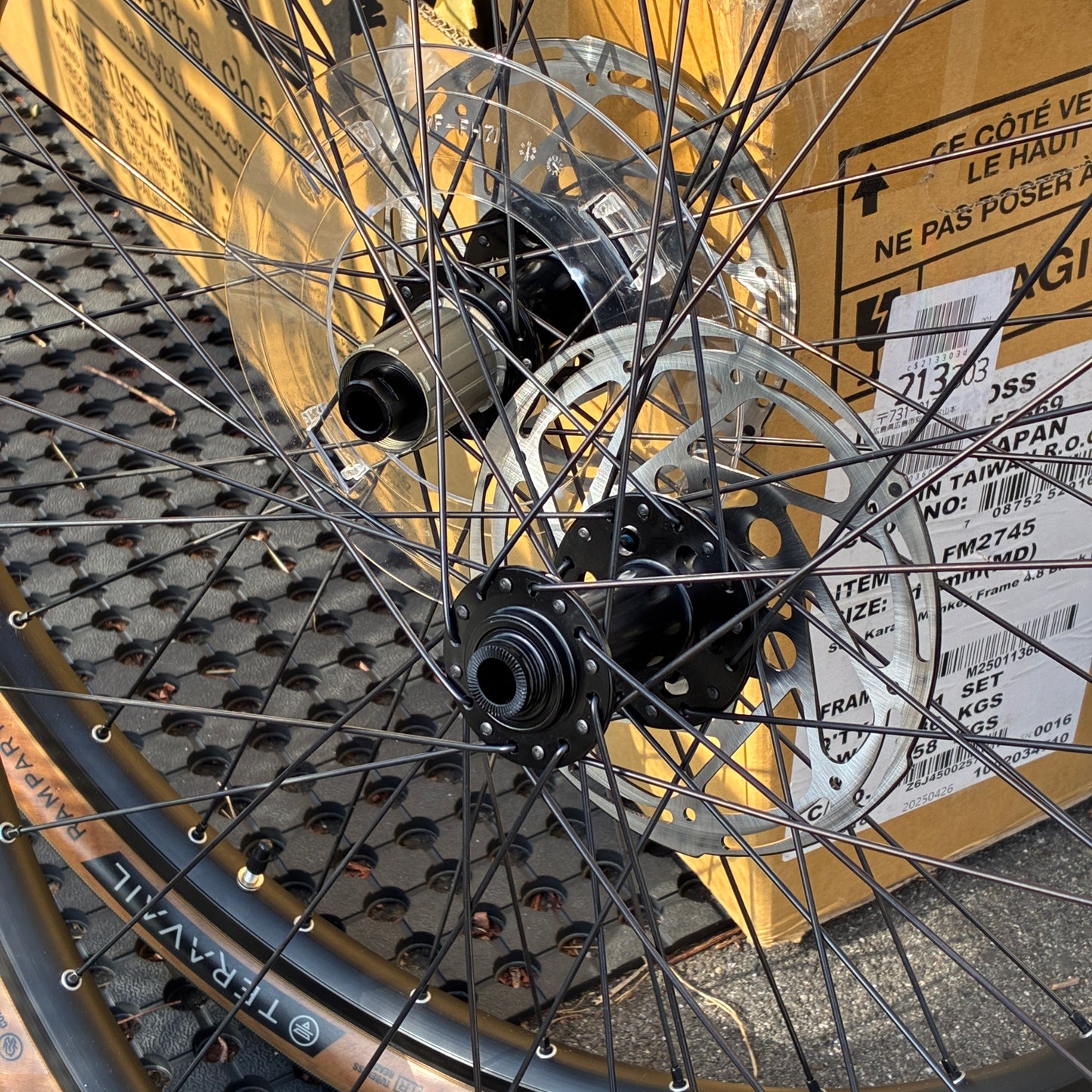 【中古美品】Surly Midnight Special 650B ホイールセット（前後）｜完成車外し