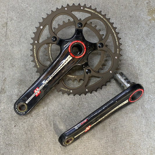 中古　美品 CAMPAGNOLO（カンパニョーロ） SUPER RECORD クランクセット  歯数：50-34T クランク長：170mm