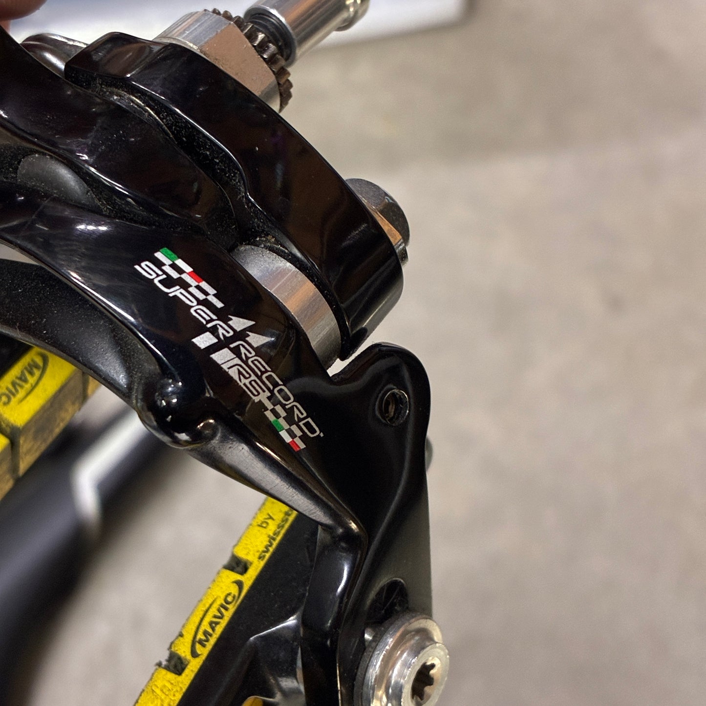 中古　並品 CAMPAGNOLO（カンパニョーロ） SUPER RECORD Skeleton ブレーキキャリパー（11速世代） 前後セット