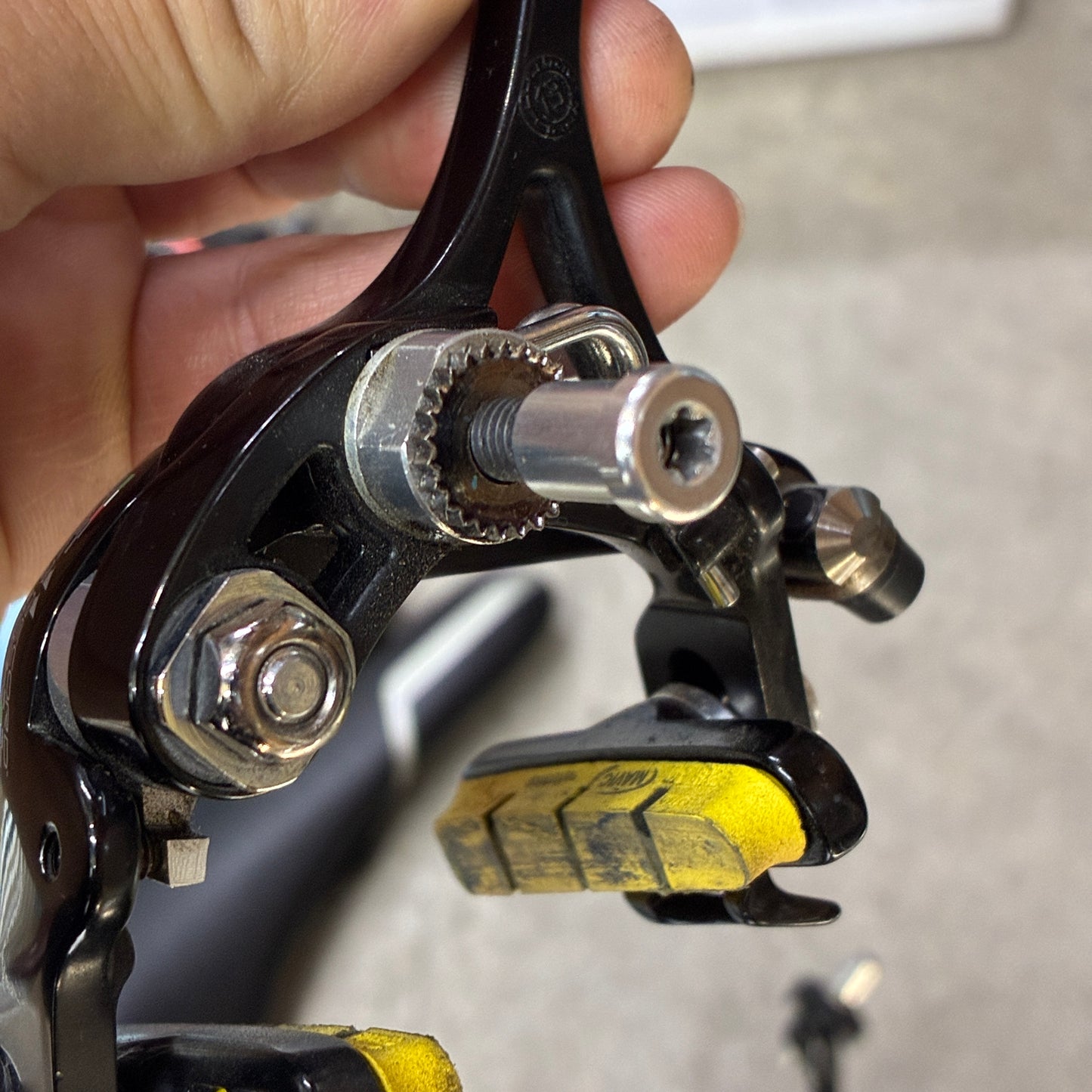 中古　並品 CAMPAGNOLO（カンパニョーロ） SUPER RECORD Skeleton ブレーキキャリパー（11速世代） 前後セット