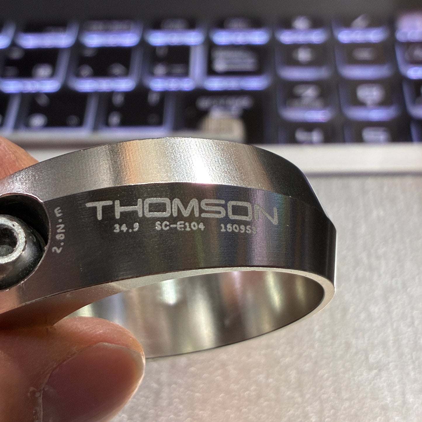 中古　美品　THOMSON（トムソン）SEATPOST COLLAR 34.9ｍｍ シートポストクランプ