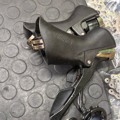 シマノ アルテグラ 2x11速 コンポセット 中古 STIレバー リアディレイラー スプロケット11-34T チェーン SHIMANO ULTEGRA