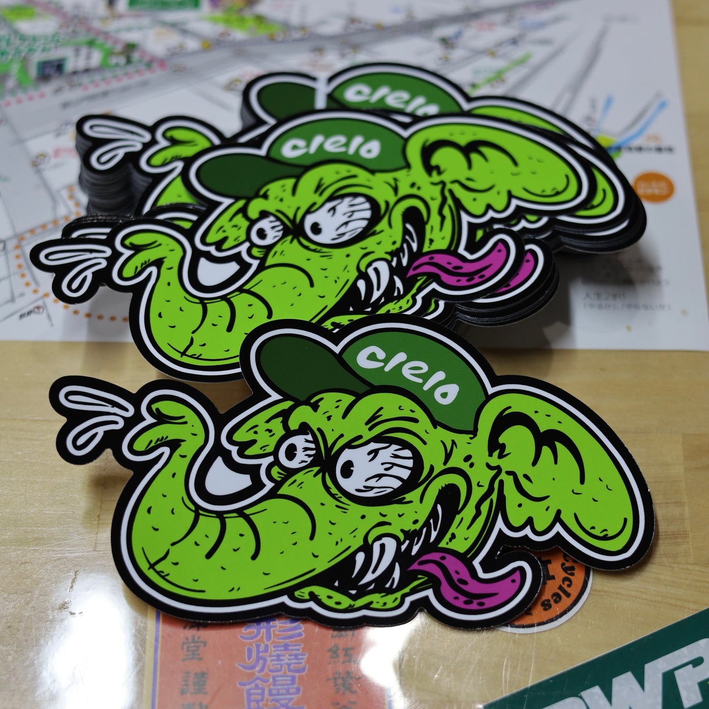 ペン象 が被ってるアメリカンメッシュ キャップ