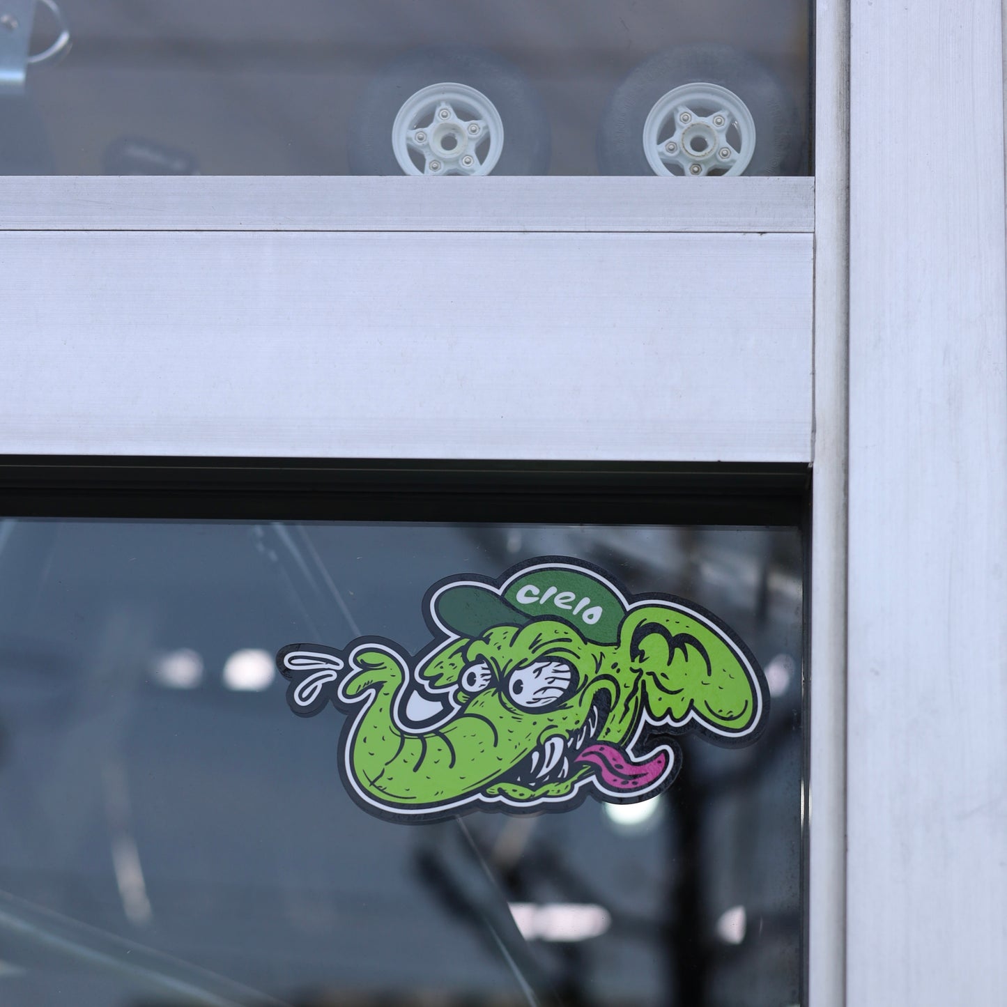 【お店をサポートする】ワル象 ステッカー 大