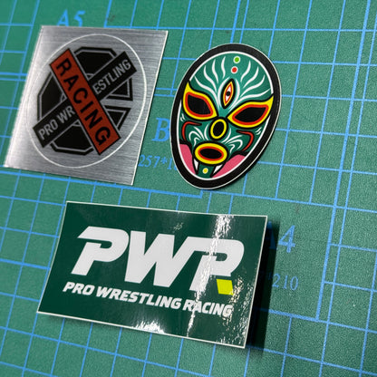 プロレスレーシング ステッカー 3種