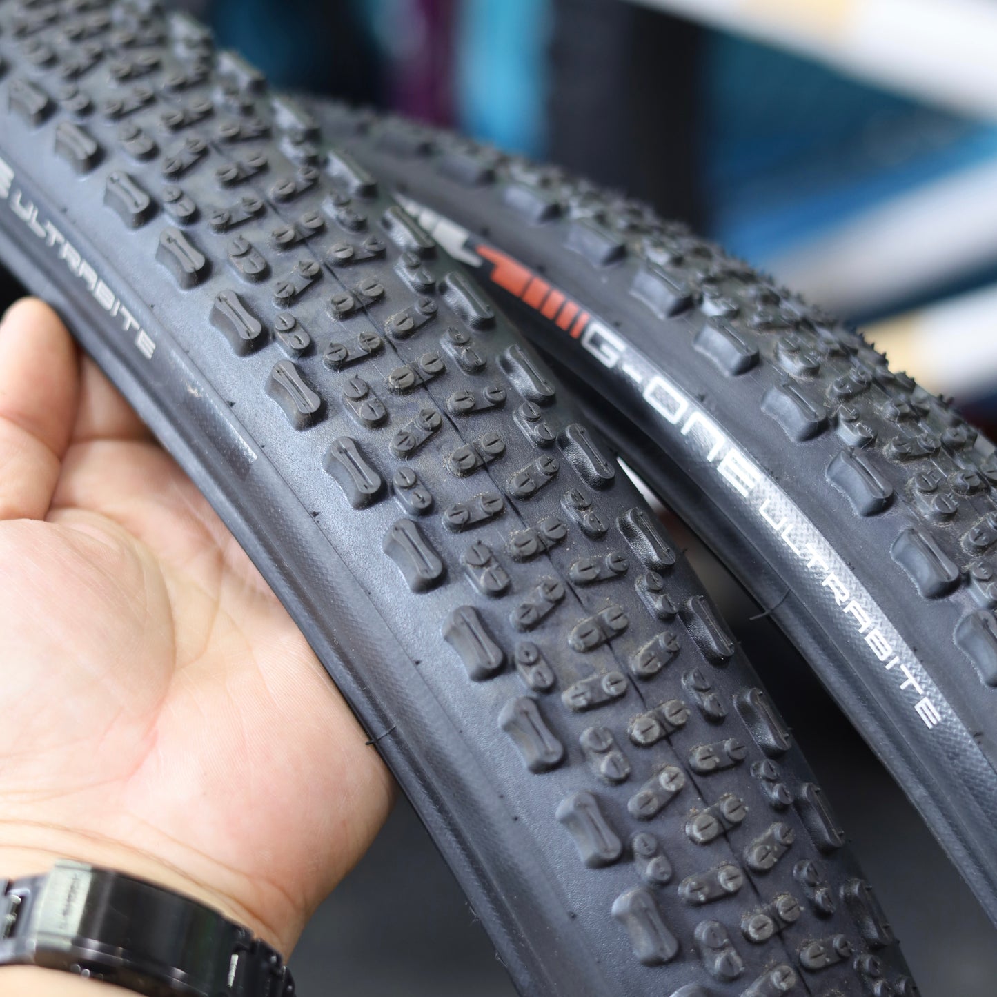 【私物中古】SCHWALBE ジーワン ウルトラバイト Evolution 700x40C 2本セット