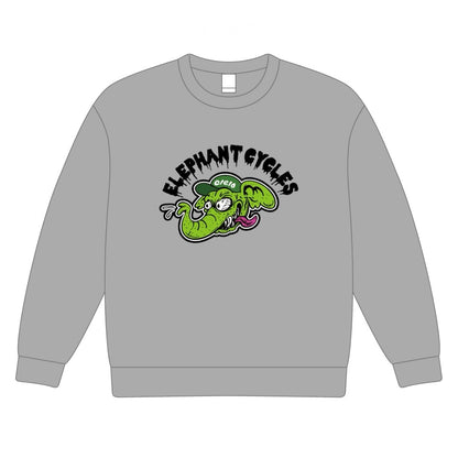 ワル象 9.7オンス スタンダードトレーナー グレー色　Printstar（プリントスター）