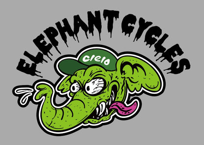 ワル象 9.7オンス スタンダードトレーナー グレー色　Printstar（プリントスター）