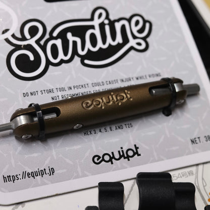 equipt サーディン マットブラン色 工具 メンテナンス