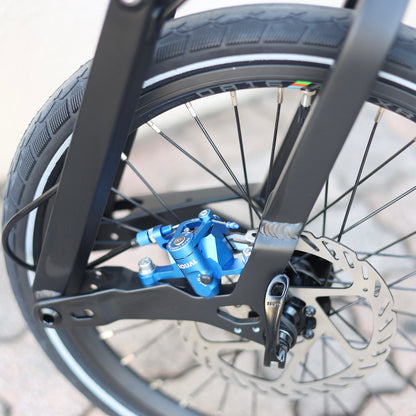 GROWTAC EQUAL 機械式ディスクブレーキ キャリパー (ポストマウント) フルセット ブルー ※2個セット