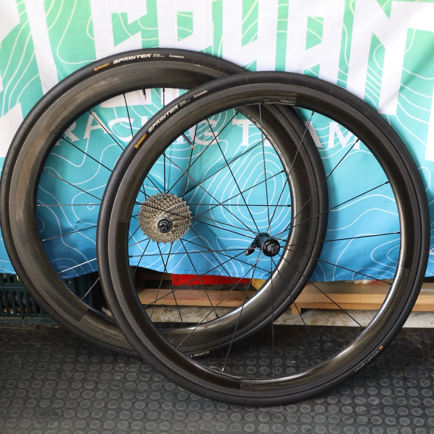 【委託販売中古ホイール】Vision Metron TU 44,55ホイール　11-28アルテグラスプロケ付