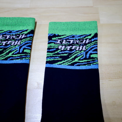 エレファントサイクル オリジナル ソックス ブラック ウエイブワン製 オリジナルジャージ