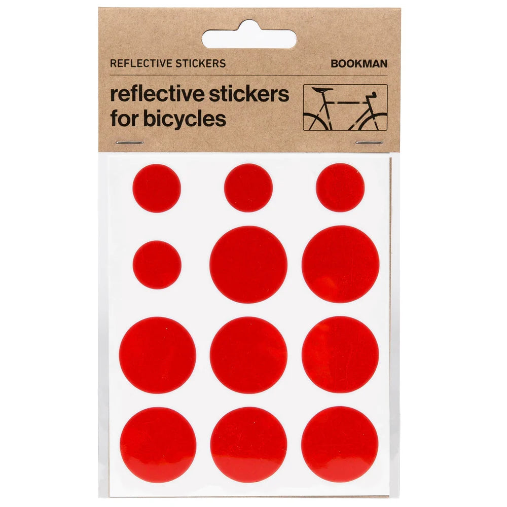 BOOKMAN リフレクター BM-272 Reflective-stickers リフレクティブステッカー Reflective Stickers - Red