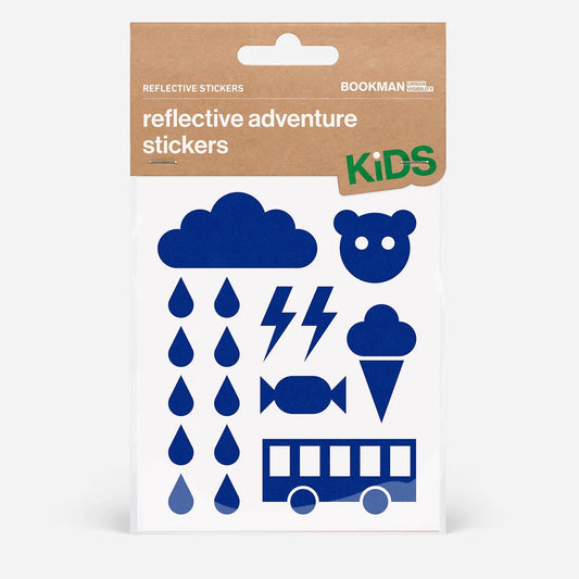 BOOKMAN リフレクター BM-491 Reflective-stickers-adventure リフレクティブステッカー(アドベンチャー) Reflective Stickers Adventure - Blue