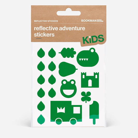 BOOKMAN リフレクター BM-490 Reflective-stickers-adventure リフレクティブステッカー(アドベンチャー) Reflective Stickers Adventure - Green