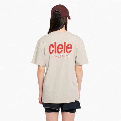 ciele athletics U ORTShirt Athletics Rainy Day｜シエル アスレチックス ユニセックス Tシャツ リサイクルコットン ランニング カジュアル