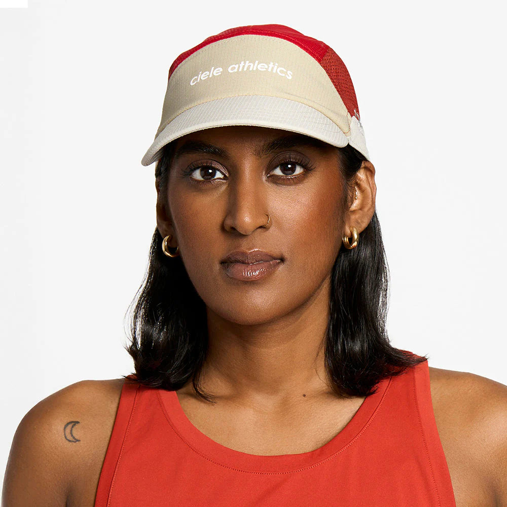 ciele FSTCap SC - Field - Iconic SL - Safari/Red size: S/M