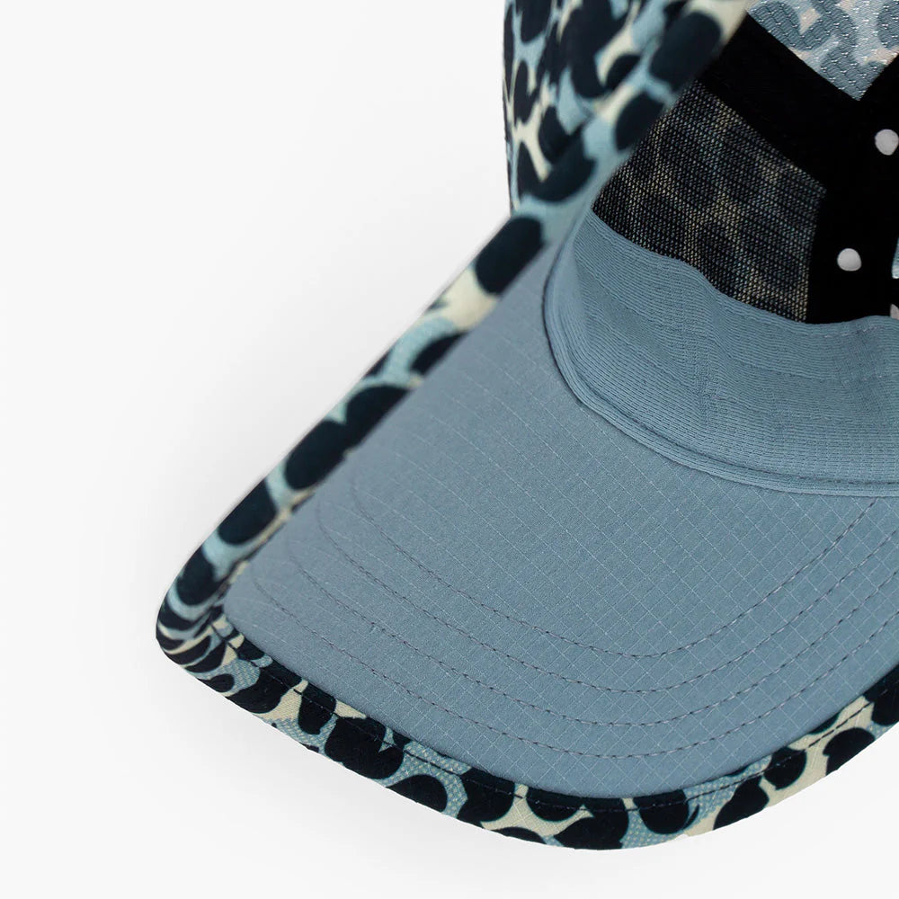 ciele GOCap SC Field All Over Dotra Deep Space M/L｜ランニングキャップ 軽量 吸汗速乾 UVカット リフレクター