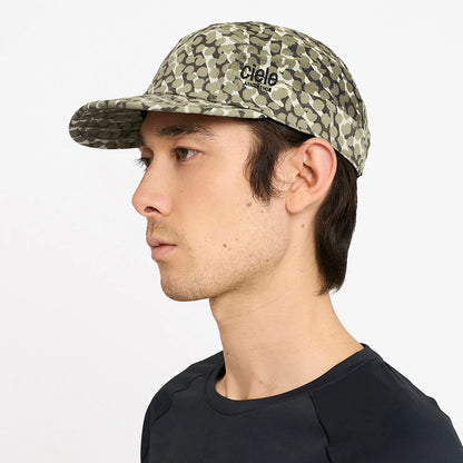 ciele GOCap SC Field All Over Dotra Canvas M/L｜ランニングキャップ 軽量 吸汗速乾 UVカット リフレクター