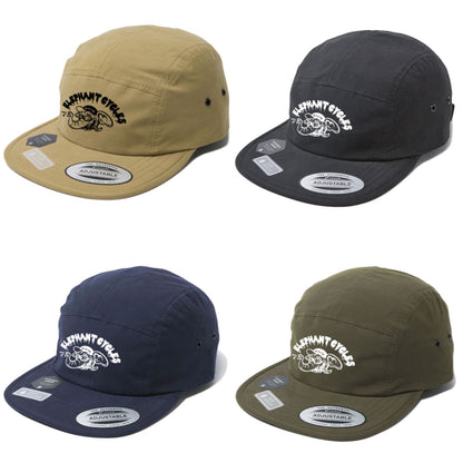 エレファントサイクル オリジナルキャップ｜ワル象デザイン｜撥水・軽量・折りたためる Jockey Cap｜Flexfit 日本別注モデル