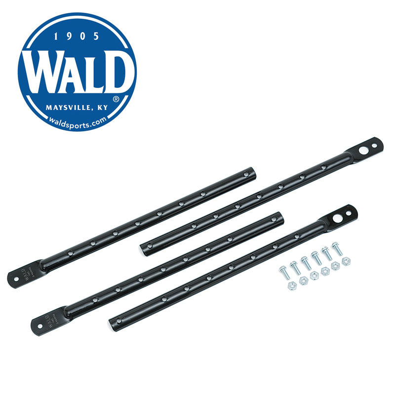 WALD アジャスタブル バスケット レッグ ブラック WALD Adjustable Basket Leg 前カゴ 取付金具