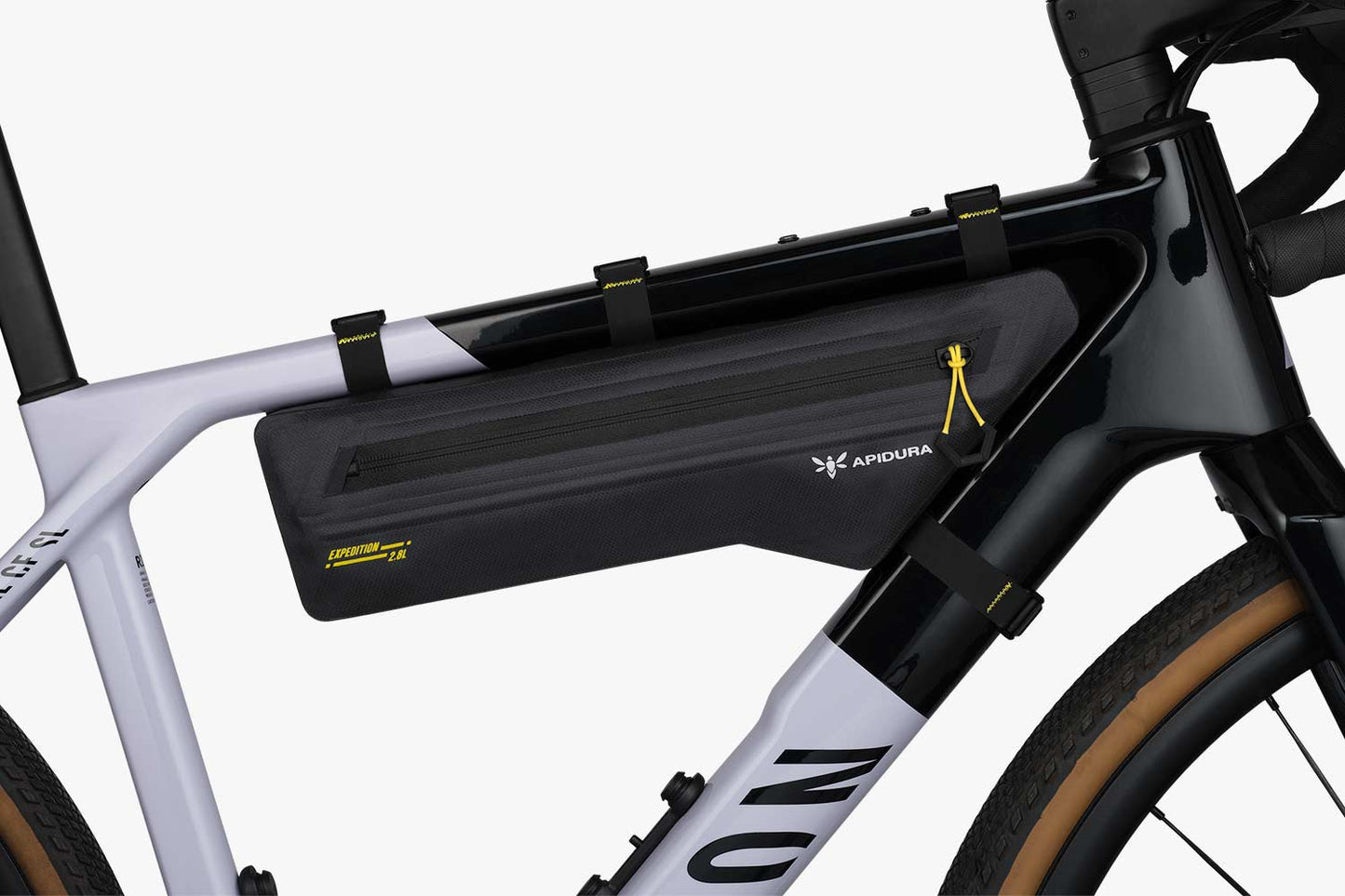 APIDURA エクスペディション フレームバッグ 2.8L 3.8L 4.3L 5.7L 防水 バイクパッキング フレームバッグ 自転車 ロードバイク グラベルロード