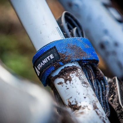 Granite ROCKBAND フレームキャリアストラップ 軽量23g スペアチューブ ポンプ固定 MTB ロード グラベル対応 グラナイトデザイン