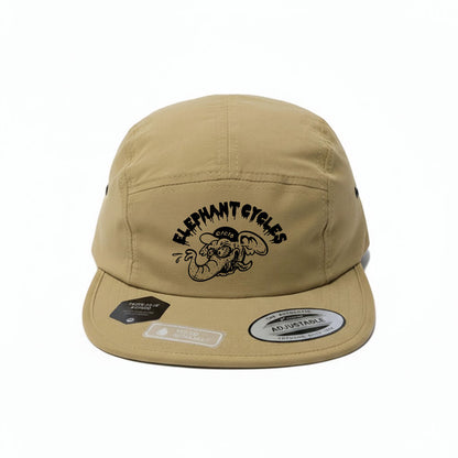 エレファントサイクル オリジナルキャップ｜ワル象デザイン｜撥水・軽量・折りたためる Jockey Cap｜Flexfit 日本別注モデル