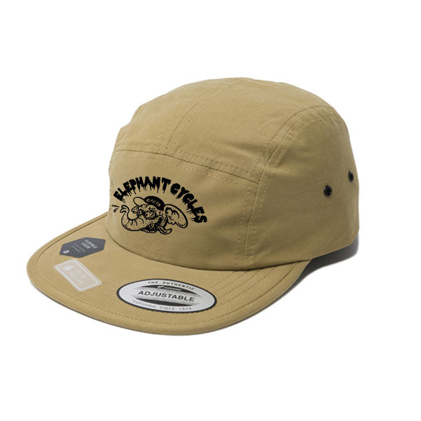 エレファントサイクル オリジナルキャップ｜ワル象デザイン｜撥水・軽量・折りたためる Jockey Cap｜Flexfit 日本別注モデル