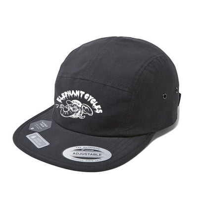 エレファントサイクル オリジナルキャップ｜ワル象デザイン｜撥水・軽量・折りたためる Jockey Cap｜Flexfit 日本別注モデル