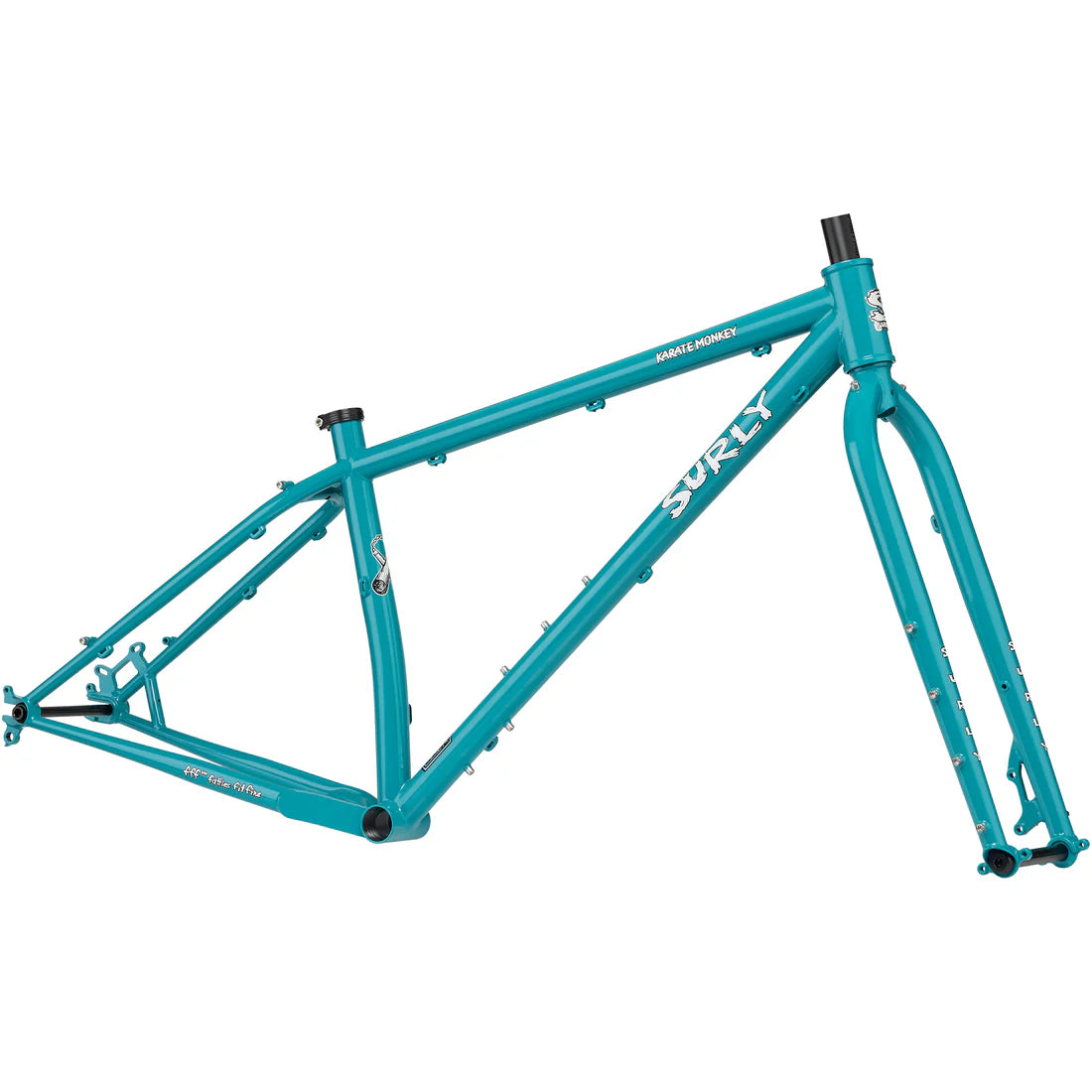 Surly Karate Monkey Frameset - Lost at Sea Blue Blue