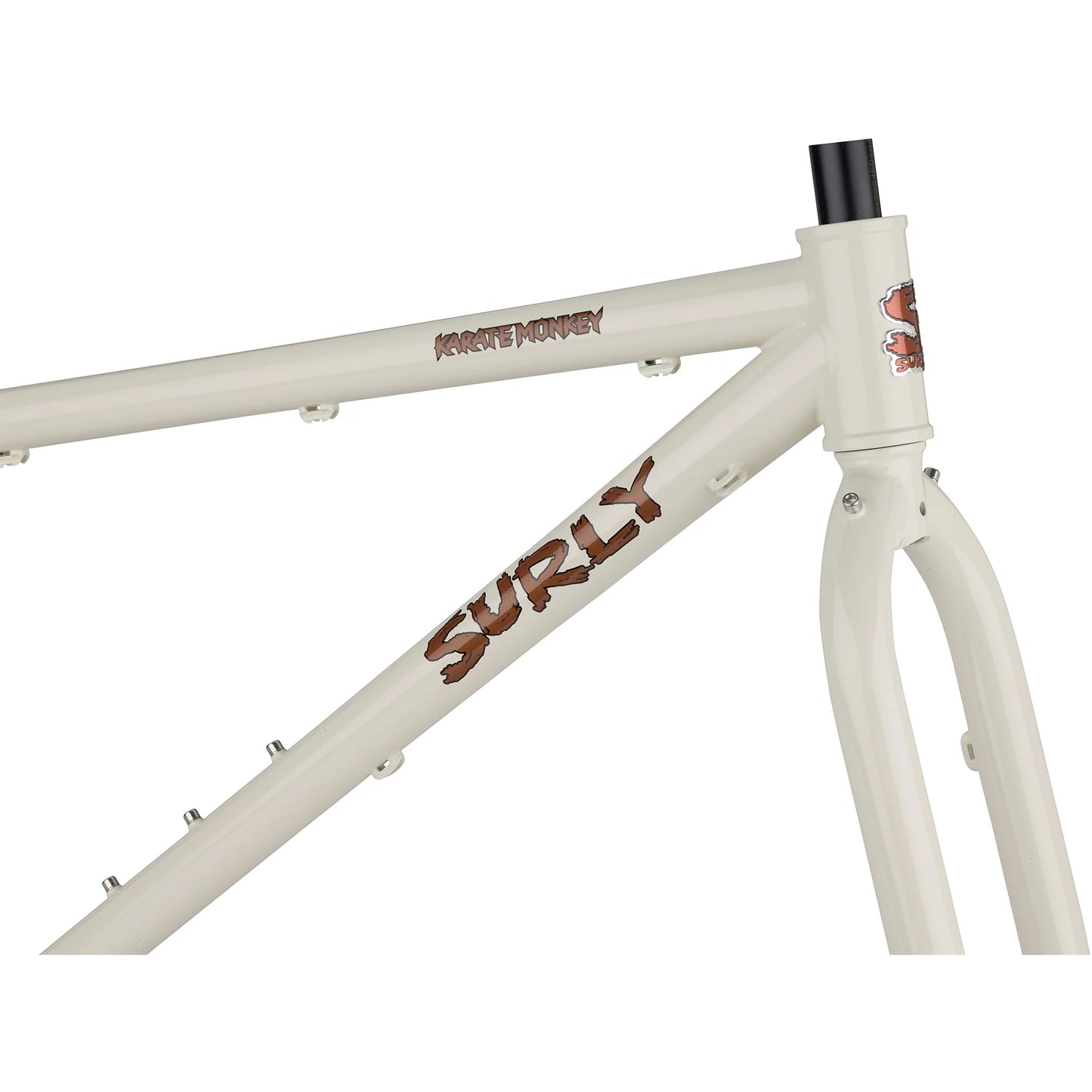 Surly Karate Monkey Frameset - Snow Mold White